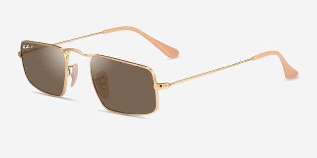 Ray-Ban RB3957 Julie Legend Gold MetalSunglass Frames from EyeBuyDirect, Angle View