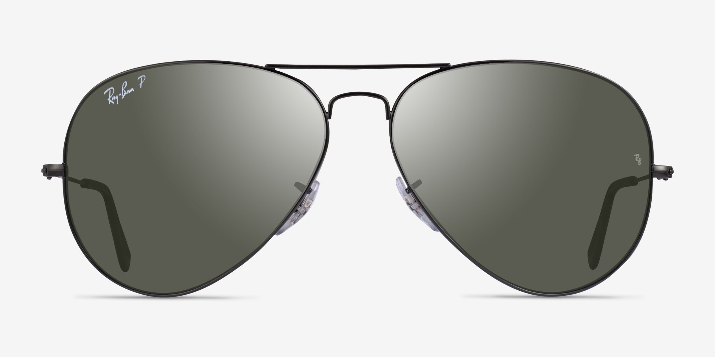 Ray ban aviator store black lens