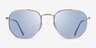 Ray-Ban RB3548 Shiny Silver MetalSunglass Frames from EyeBuyDirect, Front View