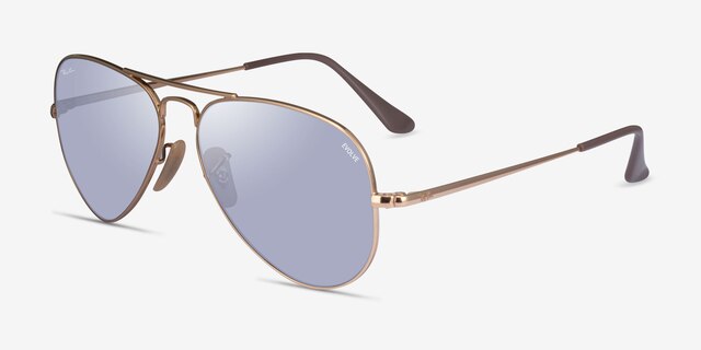 Ray-Ban RB3689 Arista MetalSunglass Frames from EyeBuyDirect, Angle View