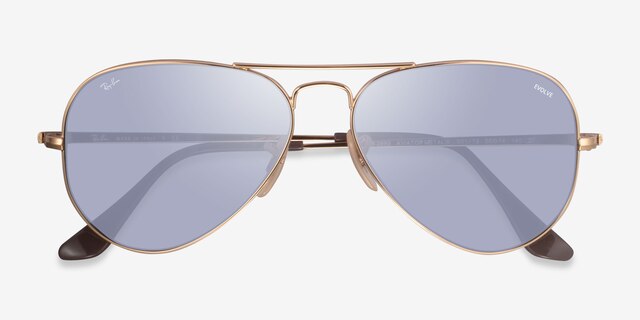 Ray-Ban RB3689 Arista MetalSunglass Frames from EyeBuyDirect, Closed View