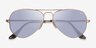 Ray-Ban RB3689 Arista MetalSunglass Frames from EyeBuyDirect, Closed View