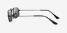 Ray-Ban RB3957 Julie Black MetalSunglass Frames from EyeBuyDirect, Side View