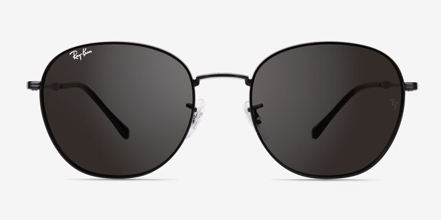 Ray-Ban RB3809 Black MetalSunglass Frames from EyeBuyDirect, Front View