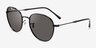 Ray-Ban RB3809 Black MetalSunglass Frames from EyeBuyDirect, Angle View