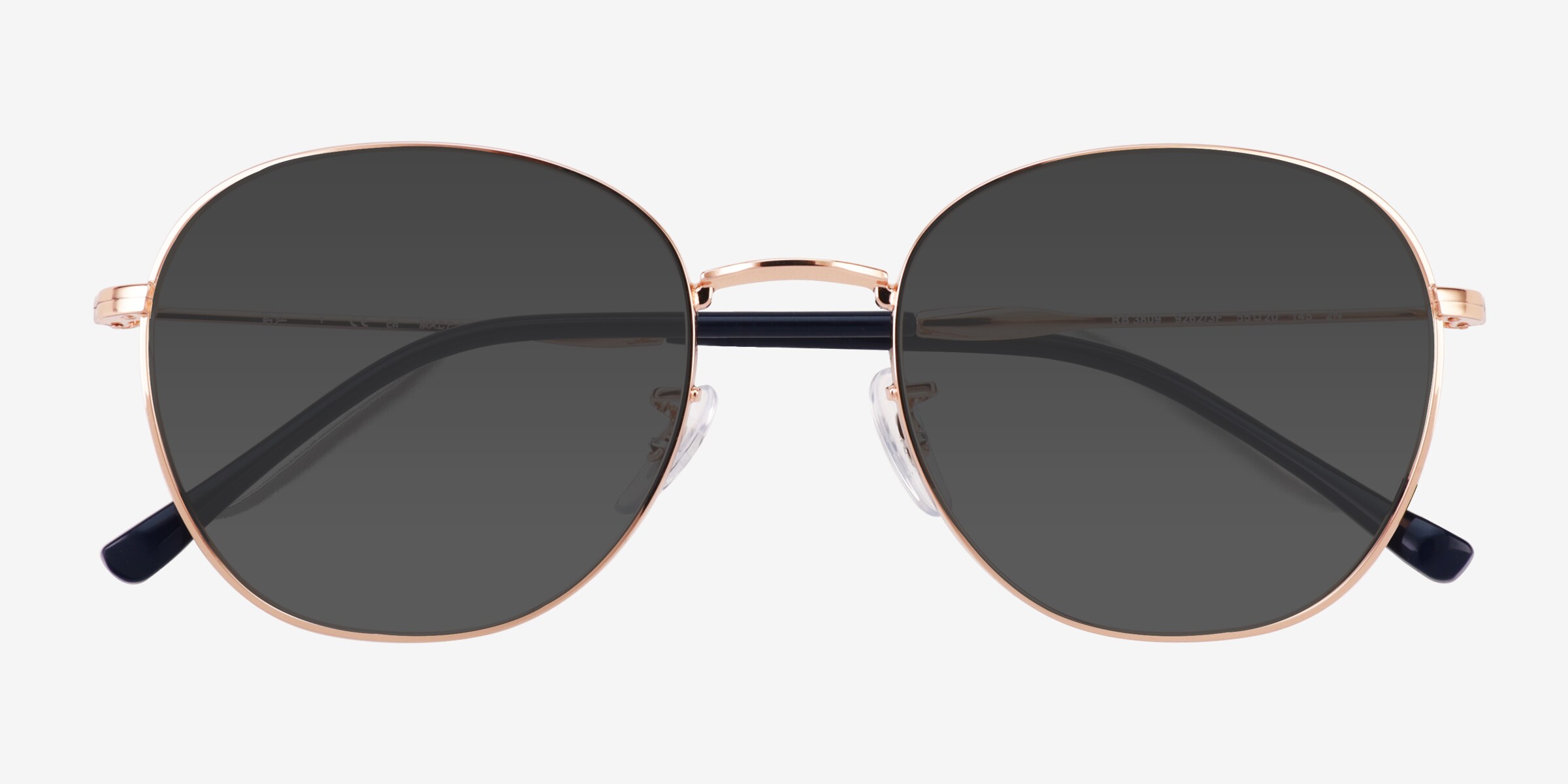 Ray-Ban RB3809 - Round Black Frame Prescription Sunglasses Ray-Ban RB3809 - Round Black Frame Prescription Sunglasses
