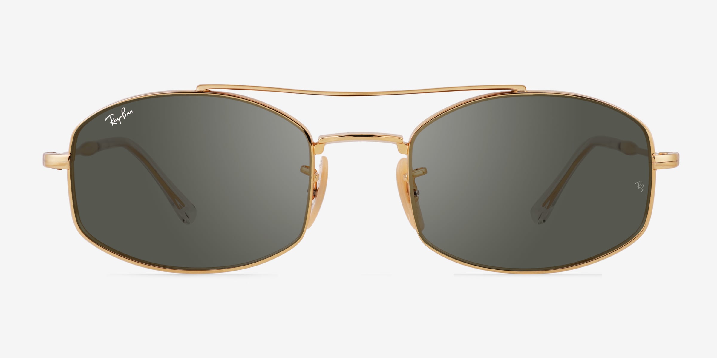Ray-Ban RB3719 - Aviator Gold Frame Prescription Sunglasses