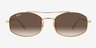 Ray-Ban RB3719 Gold MetalSunglass Frames from EyeBuyDirect, Front View