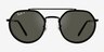 Ray-Ban RB3765 Black MetalSunglass Frames from EyeBuyDirect, Front View