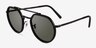 Ray-Ban RB3765 Black MetalSunglass Frames from EyeBuyDirect, Angle View