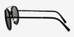 Ray-Ban RB3765 Black MetalSunglass Frames from EyeBuyDirect, Side View
