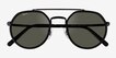 Ray-Ban RB3765 Black MetalSunglass Frames from EyeBuyDirect, Closed View