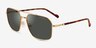 Vogue Eyewear VO4289S Gold MetalSunglass Frames from EyeBuyDirect, Angle View