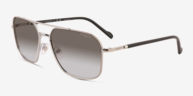 Vogue Eyewear VO4289S Silver MetalSunglass Frames from EyeBuyDirect, Angle View