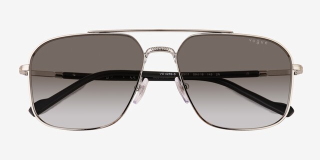 Vogue Eyewear VO4289S Silver MetalSunglass Frames from EyeBuyDirect, Closed View