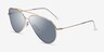 Ray-Ban RBR0101S Reverse Gold MetalSunglass Frames from EyeBuyDirect, Angle View
