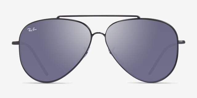 Ray-Ban RBR0101S Reverse Black MetalSunglass Frames from EyeBuyDirect, Front View