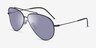 Ray-Ban RBR0101S Reverse Black MetalSunglass Frames from EyeBuyDirect, Angle View