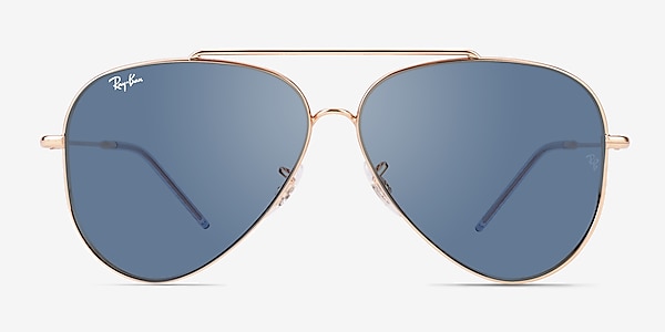 Ray-Ban RBR0101S Reverse Or rose Métal Soleil de Lunette de vue