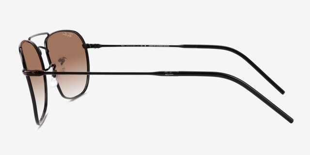 Ray-Ban Caravan Reverse Black MetalSunglass Frames from EyeBuyDirect, Side View