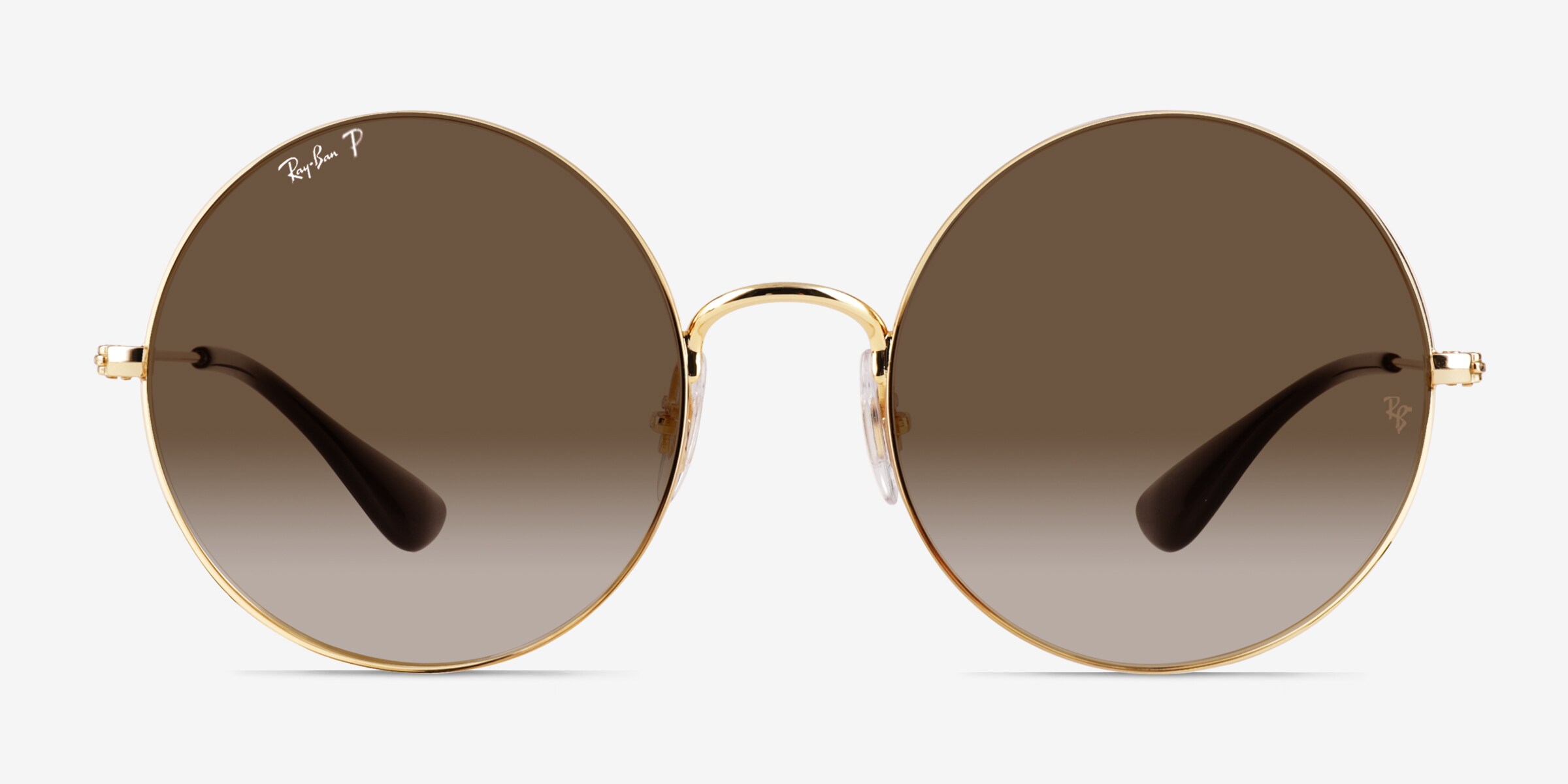 Ray-Ban RB3592 - Round Gold Frame Prescription Sunglasses