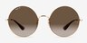 Ray-Ban RB3592 Gold MetalSunglass Frames from EyeBuyDirect, Front View