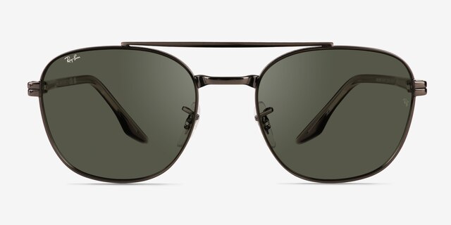 Ray-Ban RB3688 Dark Gunmetal MetalSunglass Frames from EyeBuyDirect, Front View