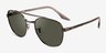 Ray-Ban RB3688 Dark Gunmetal MetalSunglass Frames from EyeBuyDirect, Angle View