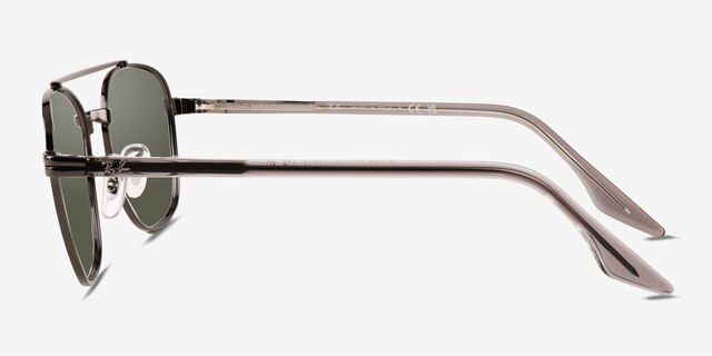 Ray-Ban RB3688 Dark Gunmetal MetalSunglass Frames from EyeBuyDirect, Side View