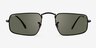 Ray-Ban RB3957 Julie Shiny Black MetalSunglass Frames from EyeBuyDirect, Front View