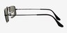 Ray-Ban RB3957 Julie Shiny Black MetalSunglass Frames from EyeBuyDirect, Side View