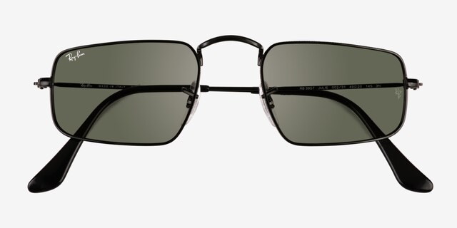 Ray-Ban RB3957 Julie Shiny Black MetalSunglass Frames from EyeBuyDirect, Closed View