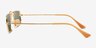 Ray-Ban RB3957 Julie Gold MetalSunglass Frames from EyeBuyDirect, Side View