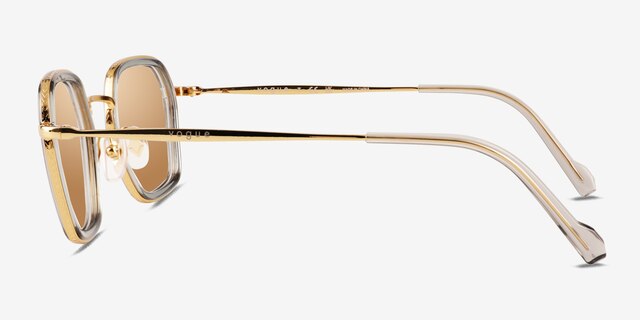 Vogue Eyewear VO4174S Gold MetalSunglass Frames from EyeBuyDirect, Side View