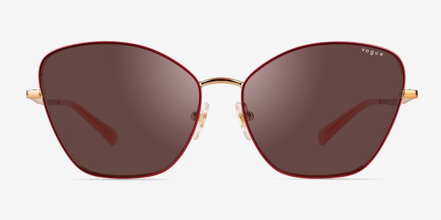 Vogue Eyewear VO4197S Pink MetalSunglass Frames from EyeBuyDirect, Front View
