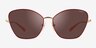 Vogue Eyewear VO4197S Pink MetalSunglass Frames from EyeBuyDirect, Front View