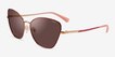 Vogue Eyewear VO4197S Pink MetalSunglass Frames from EyeBuyDirect, Angle View