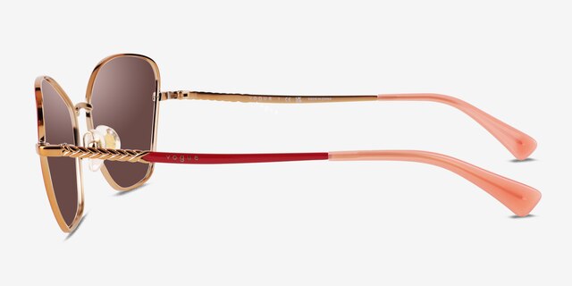Vogue Eyewear VO4197S Pink MetalSunglass Frames from EyeBuyDirect, Side View