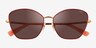 Vogue Eyewear VO4197S Pink MetalSunglass Frames from EyeBuyDirect, Closed View