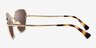 Vogue Eyewear VO4197S Pale Gold MetalSunglass Frames from EyeBuyDirect, Side View