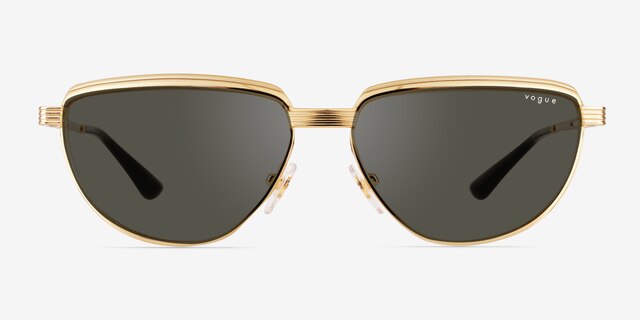 Vogue Eyewear VO4235S Gold MetalSunglass Frames from EyeBuyDirect, Front View