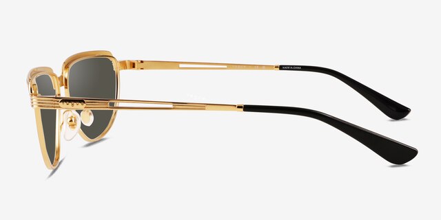 Vogue Eyewear VO4235S Gold MetalSunglass Frames from EyeBuyDirect, Side View