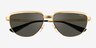 Vogue Eyewear VO4235S Gold MetalSunglass Frames from EyeBuyDirect, Closed View