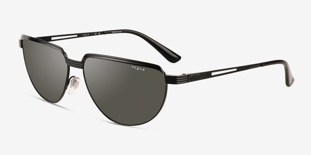 Vogue Eyewear VO4235S Black MetalSunglass Frames from EyeBuyDirect, Angle View