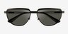 Vogue Eyewear VO4235S Black MetalSunglass Frames from EyeBuyDirect, Closed View