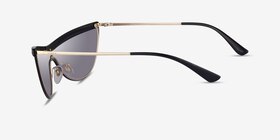 Vogue Eyewear VO4148S Noir Métal Soleil de Lunette de vue d'EyeBuyDirect, Vue de Côté