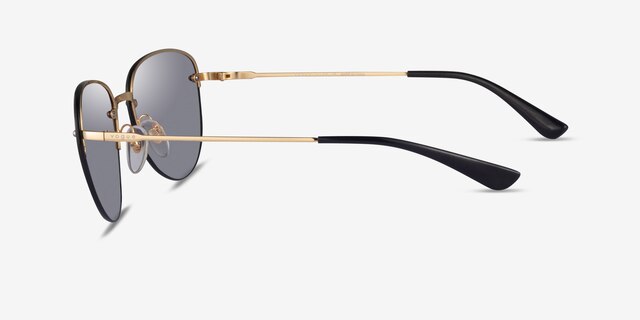 Vogue Eyewear VO4156S Black Gold MetalSunglass Frames from EyeBuyDirect, Side View