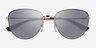 Vogue Eyewear VO4156S Black Gold MetalSunglass Frames from EyeBuyDirect, Closed View