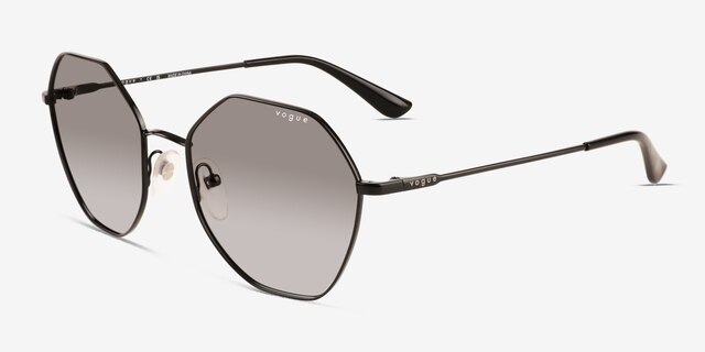 Vogue Eyewear VO4180S Black MetalSunglass Frames from EyeBuyDirect, Angle View