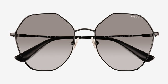 Vogue Eyewear VO4180S Black MetalSunglass Frames from EyeBuyDirect, Closed View